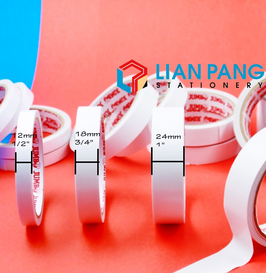 Double Size Tape Size 12mm 18mm 24mm X 8m
